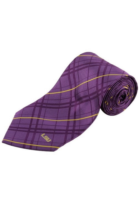 LSU Tigers Purple Oxford Woven Tie