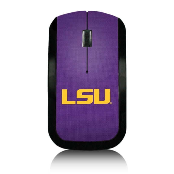 LSU Tigers Solid Design Wireless Mouse