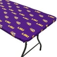 thumbnail image 1 of LSU Tigers Tailgate Fitted Tablecloth, 33" x 33", Card Table 96" x 30", 8 ft table, 1 of 5