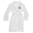 thumbnail image 1 of LSU Tigers The Northwest Company Silk Touch Bath Robe - White, 1 of 1