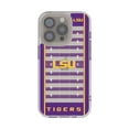thumbnail image 1 of LSU Tigers iPhone Clear Football Field Design Case, 1 of 6