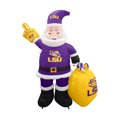 thumbnail image 1 of LSU Yard Inflatable Santa Claus, 1 of 1