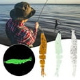 thumbnail image 1 of LShunze 20pcs Soft Luminous Shrimp Lure Set, Shrimp Bait with Hooks and Beads - Fishing Tackles for Freshwater and Saltwater Bass, Trout, Catfish, Salmon, 1 of 8