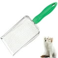 thumbnail image 1 of LShunze Cat Litter Scoop, Stainless Steel Fine Mesh, Litter Cleaner Corner Scoop Sand Sifter Deep Shovel Sifter for Litter Box Kitten Pooper Lifter, 1 of 8