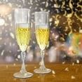 thumbnail image 1 of LShunze Champagne Flutes Goblets Plastic Acrylic Wine Toasting Goblets Crystal Disposable Cocktail Cups Drinkware Reusable For Christmas Party Wedding Birthday Anniversary, 1 of 7