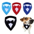 thumbnail image 1 of LShunze Dog Tuxedo Suit Wedding Bandana Collar with Bow Tie, Adjustable Formal Dog Tux, Engagement Birthday Tuxedo for Small Medium Large Dogs Pets, 1 of 8
