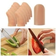 thumbnail image 1 of LShunze Gel Finger Cots for Thumbs, 10 Pcs Silicone Finger Caps, Rubber Finger Protector Covers for Trigger, Arthritis, Cracking, Peeling, 1 of 8