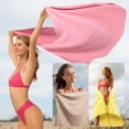 thumbnail image 1 of LShunze Microfiber Beach Towel, Quick Dry Travel Towel Large Sand Free Towel for Beach, Camping, Swim Pool, Gym, Sports& Yoga,55 x 28 Inches, 1 of 7