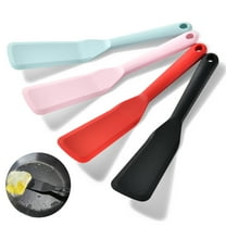 LShunze Silicone Kitchen Spatula - Nonstick Turner for Eggs, Pancakes, Fish, Steak - Heat Resistant 450°F Food Grade Baking Scraper