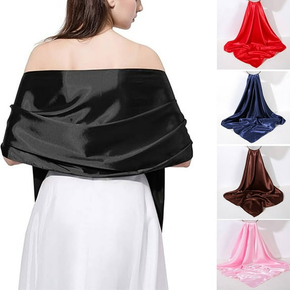 LShunze Women's Shawls and Wraps for Evening Dress Chiffon Shawl Soft Elegant Silky Pashmina Wedding Bridal Scarf for Everyday Travel Parties