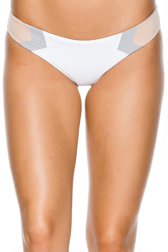 LSpace Women's Barracuda Colorblock Reversible Bottoms, White, X-Small