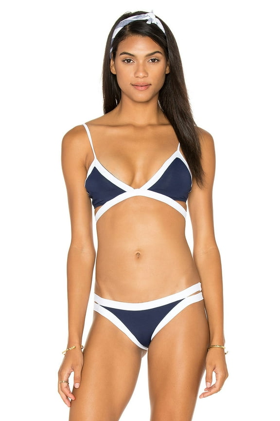 LSpace Women's Charlie Bikini Bottoms, Midnight Blue, Large