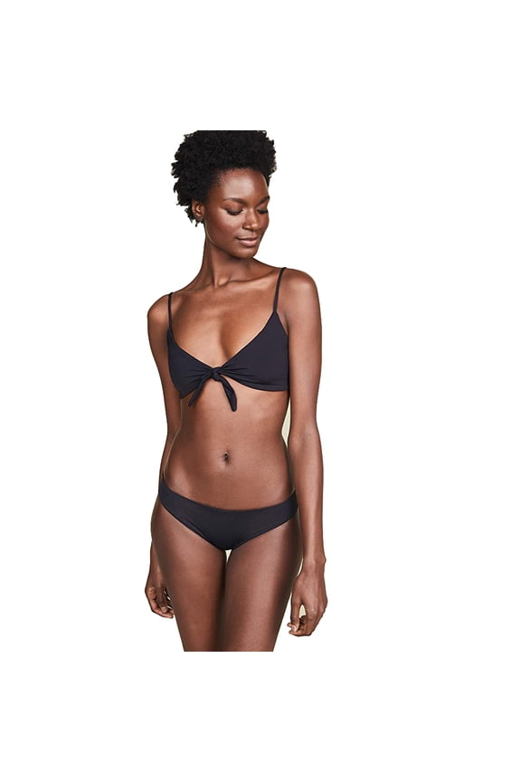 LSpace Women's Flashback Bikini Top, Black, Small