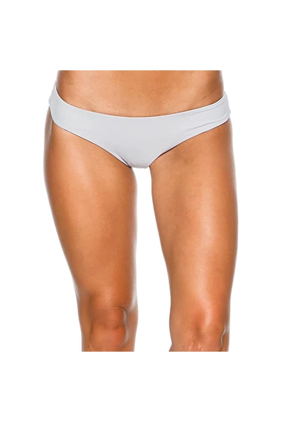 LSpace Women's Sandy Classic Bikini Bottom, Fog Grey, Large