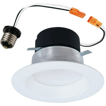 HALO LT 4 inch Indoor/Outdoor Recessed LED Retrofit Trim Can Light, 5 CCT 2700K/3000K/3500K/4000k/5000K - LT4069FS1EWHR