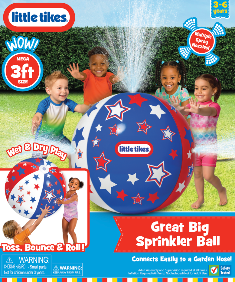 Little Tikes Great Big Sprinkler Ball for Kids Ages 3-7