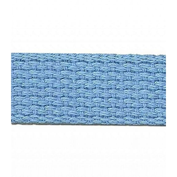 LT BLUE 1 INCH COTTON WEBBING