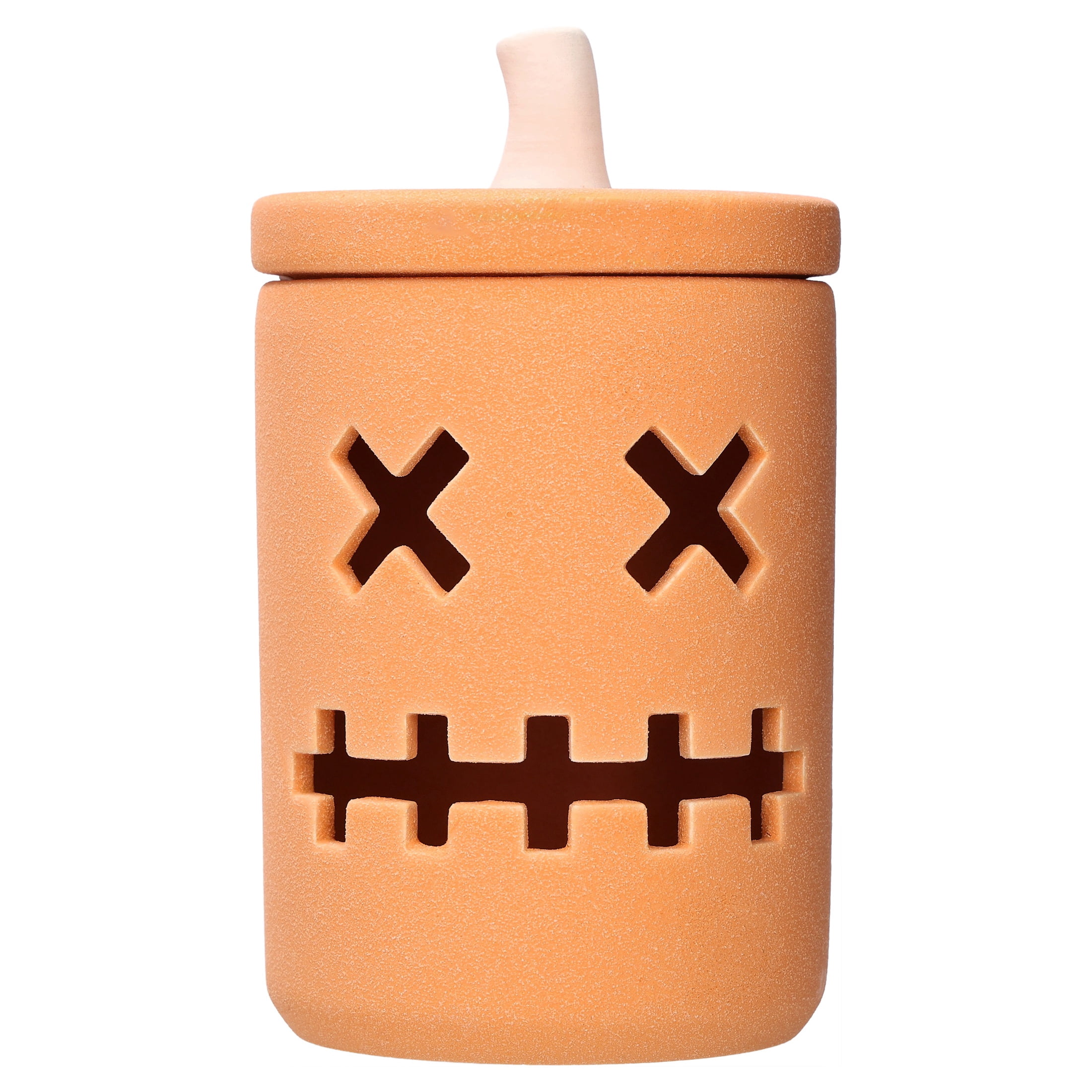 Ceramic Jack-o'-Lantern Jar, Orange, 6.6", Halloween by Way To Celebrate