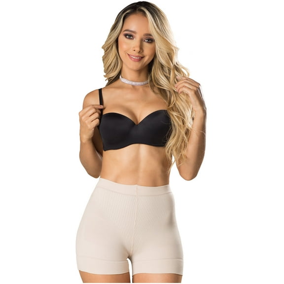 LT.Rose Butt Lifter Shapewear Shorts Tummy Control Push Up Panties for Dresses Woman High Waist Control Brief Calzon Levanta Cola y Gluteo Faja para Mujer Colombiana Reductora y Moldeadora Beige M