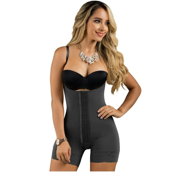 LT.Rose Faja Colombiana Short Post Op Up to the Knee Length Butt Lifter Shapewear BBL Compression Garment Stage 2 Post Surgery Full Body Shaper for Woman