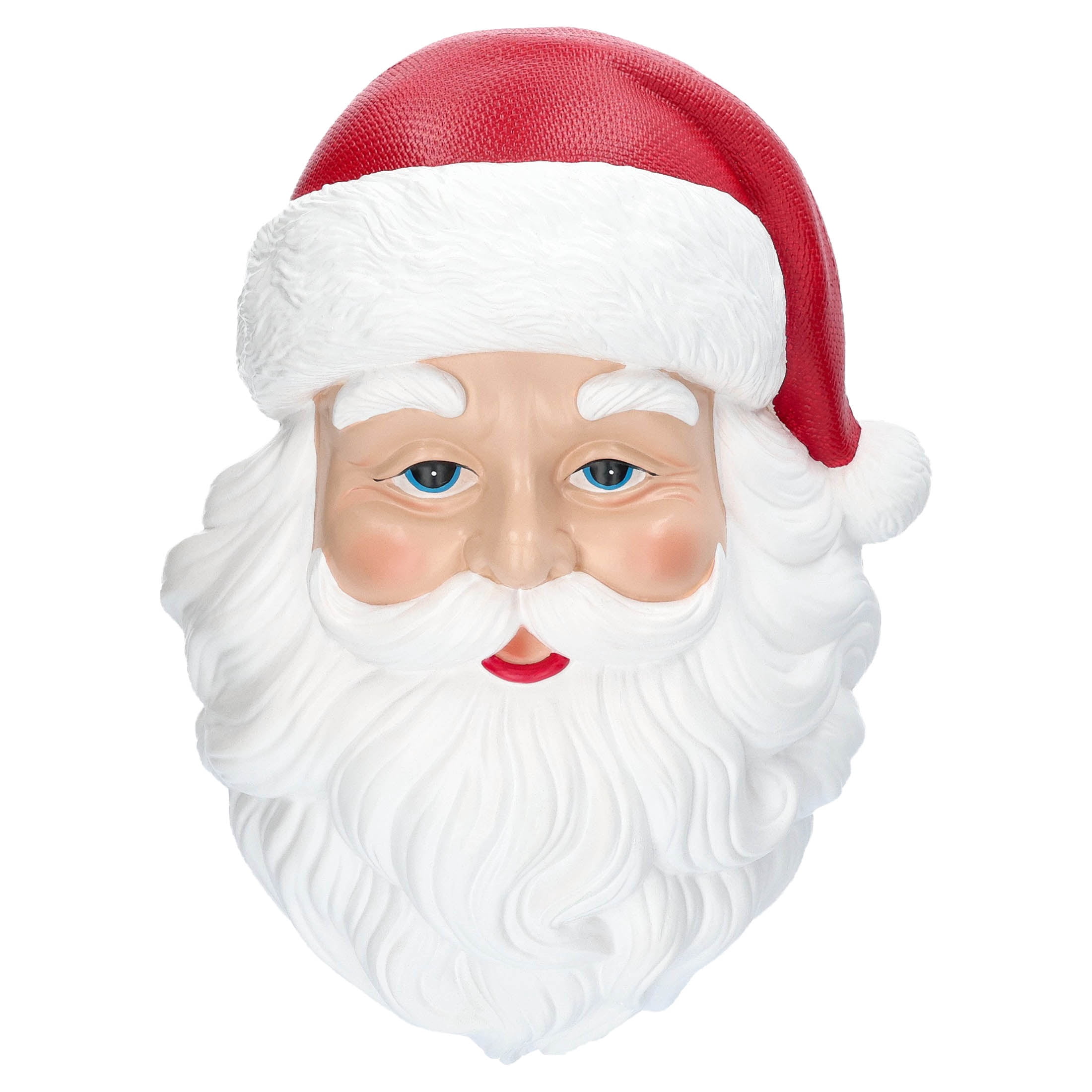 Light-Up Santa Claus Christmas Tree Topper, Red and White, 12.5", by Holiday Time
