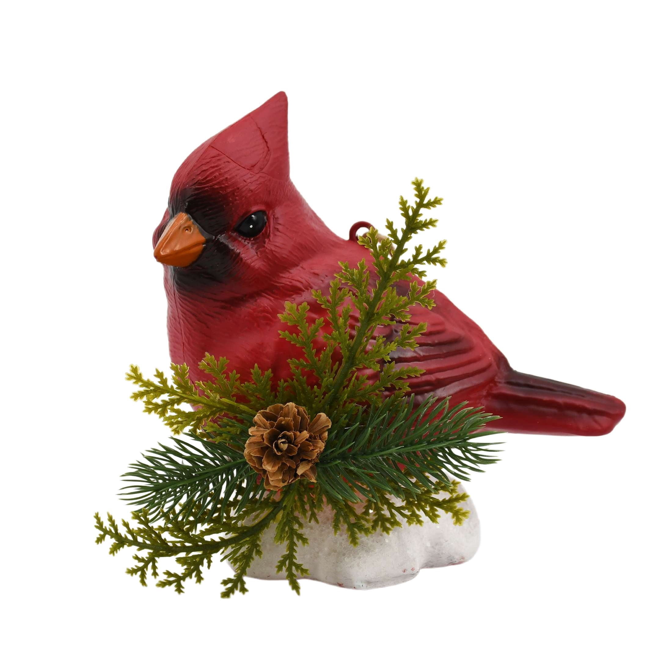 Light-Up Multicolor Jumbo Cardinal Christmas Ornament, 6.5", by Holiday Time