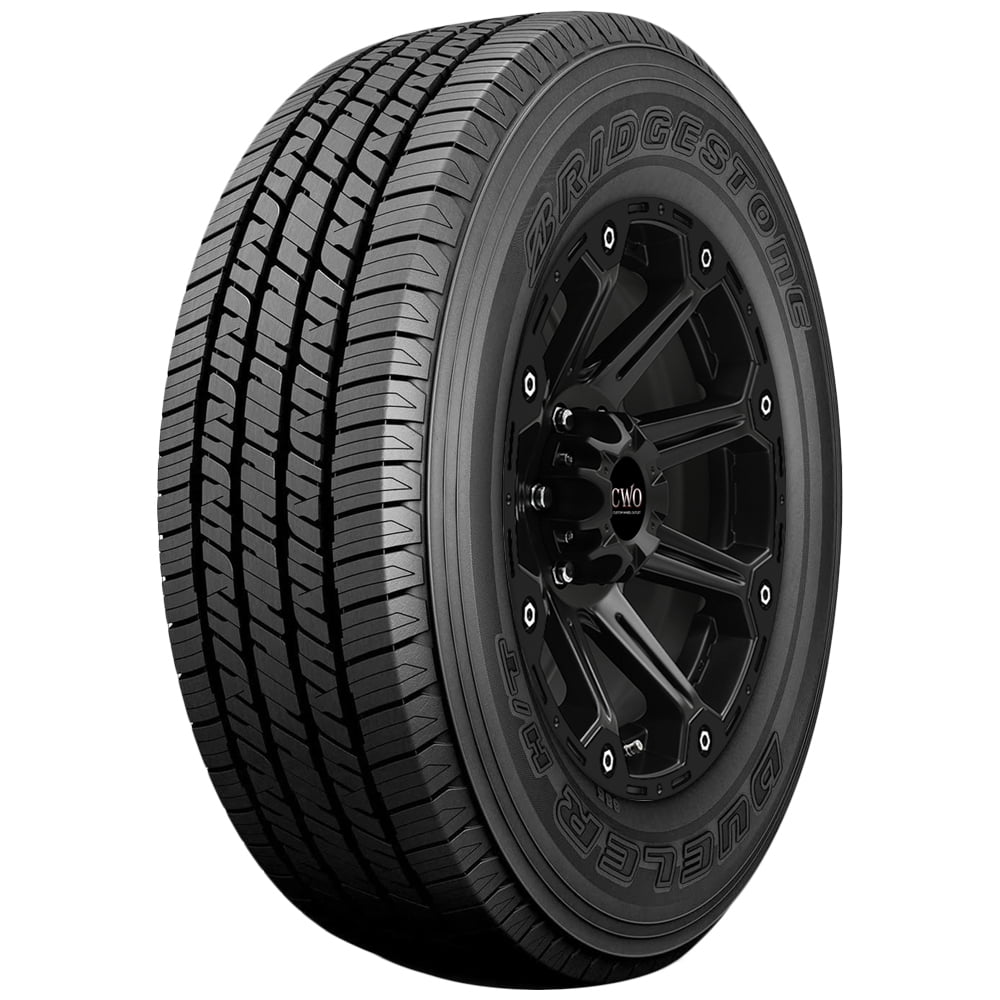 LT265/60R20 Bridgestone Dueler H/T 685 121/118R LRE Black Wall Tire