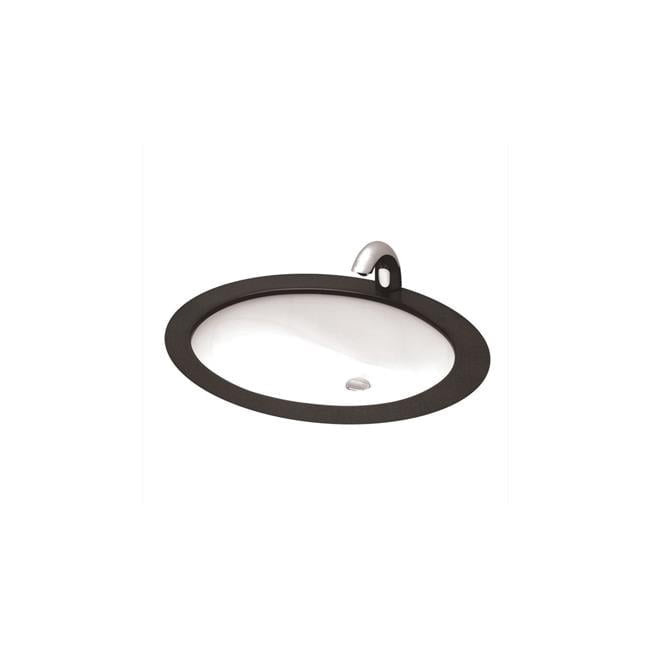 LT569 No.01 17 x 14 in. Undermount Vitreous China Bathroom Sink, Cotton White