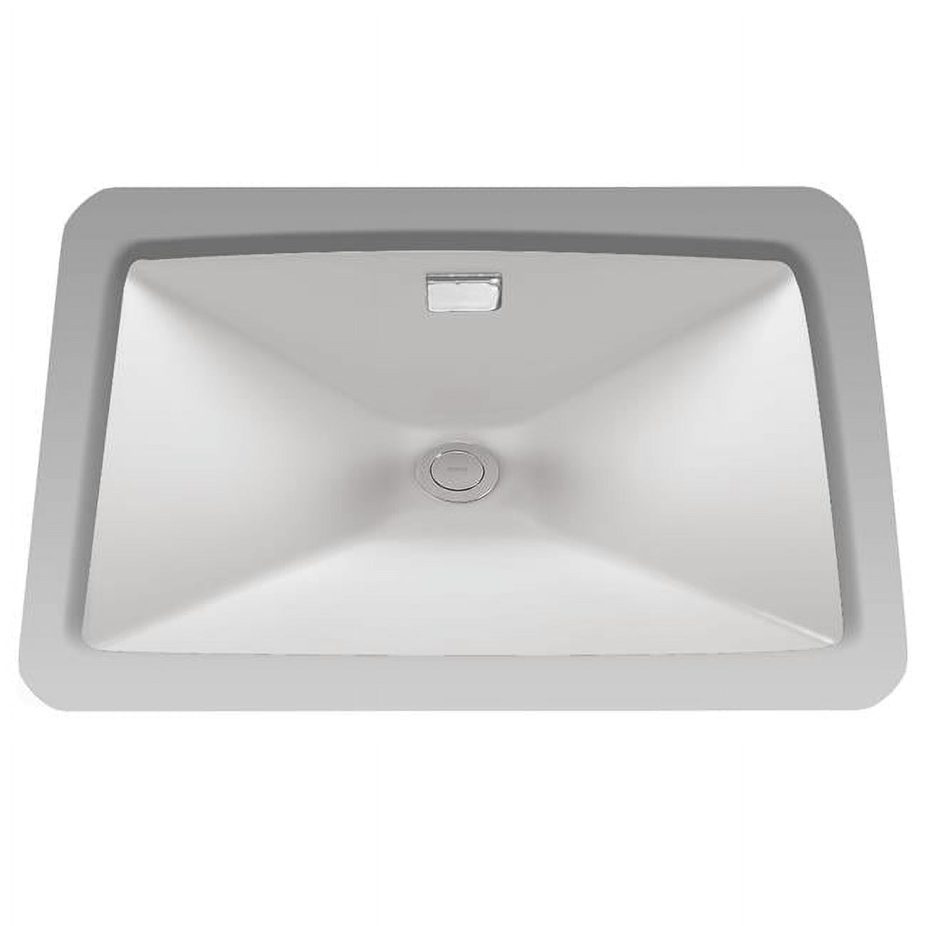 LT931-01 Lloyd Undermount Vitreous China Bathroom Sink, Cotton White