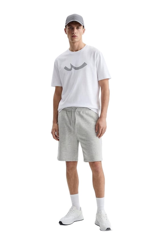 Men's Logo Printed T-Shirt | XXL - WHITE