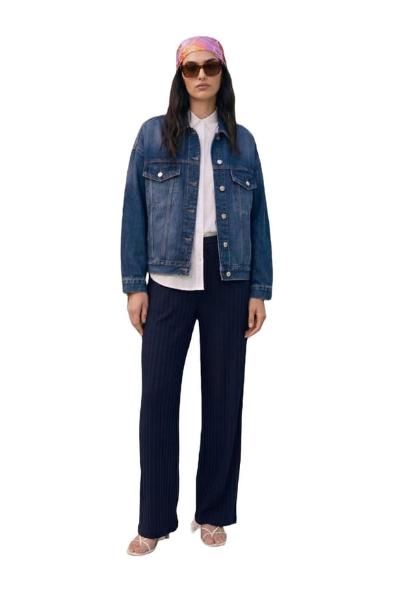 Women's Celia L Denim Jacket | M - BLUE