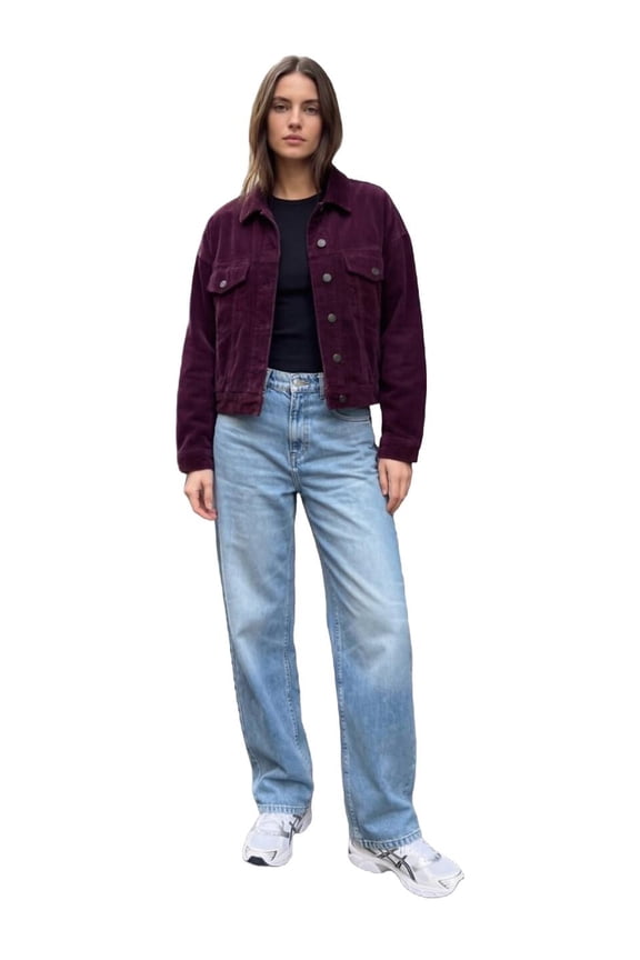Women's Jacket | L - BURGUNDY