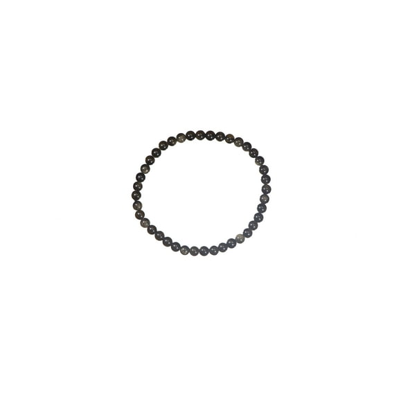 LTC Designs 4mm Golden-Sheen Obsidian Stretch Bracelet, 6.5"