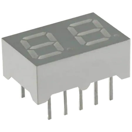 LTD-2701B Display Modules - LED Character and Numeric Blue 7-Segment 2 Character Common Cathode 3.8V 20mA 0.394 H x 0.591 W x 0.240 D (10.00mm x 15.02mm x 6.10mm) 10-DIP (0.300, 7.62mm)