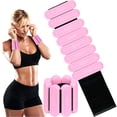 thumbnail image 1 of LTECARP Adjustable Ankle & Wrist Weights for Women & Men, 1/2/4 lbs Silicone Design with Comfort Fit - Arm/Leg Workout Weights for Gym, Pilates, Yoga, Walking, Barre, Dance, 1 of 7