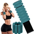 thumbnail image 1 of LTECARP Adjustable Ankle & Wrist Weights for Women & Men, 1/2/4 lbs Silicone Design with Comfort Fit - Arm/Leg Workout Weights for Gym, Pilates, Yoga, Walking, Barre, Dance, 1 of 7