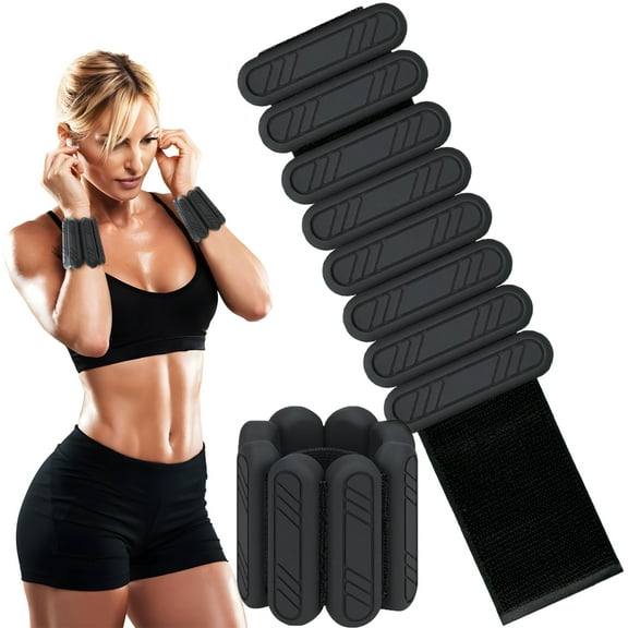 LTECARP Adjustable Ankle & Wrist Weights for Women & Men, 1/2/4 lbs Silicone Design with Comfort Fit - Arm/Leg Workout Weights for Gym, Pilates, Yoga, Walking, Barre, Dance