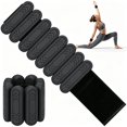 thumbnail image 1 of LTECARP Adjustable Wearable Wrist & Ankle Weights for Women and Men - Leg & Arm Bands, Silicone Weighted Bracelets for Pilates, Yoga, Walking, Dance, Barre, Gym(2LBS, Dark Gray), 1 of 7