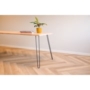 LTL Duraline Table Legs Wired Black Steel 16", Set of 4