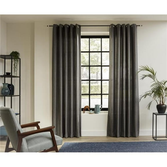 LTL Home Products AN20POLCYAJ63 20 mm 63 in. Anthracite Intensions Single Curtain Rod Kit, Bronze