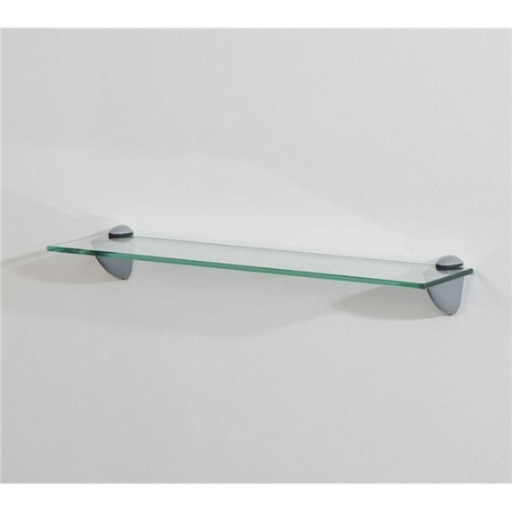 LTL Home Products HDCL424 24 x 4 in. Wallscapes Clear Glass Shelf Kit