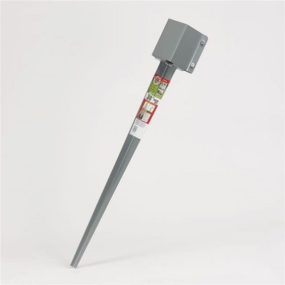 LTL Home Products, Inc. GroundTech Grey Metal 30-inch Groundmaster Post