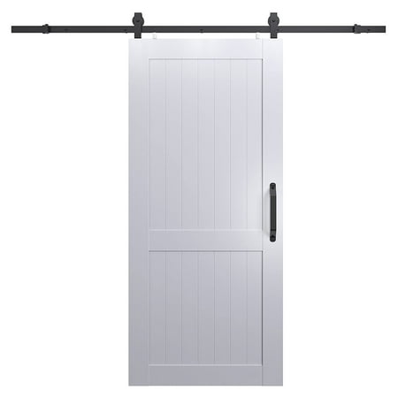 LTL Home Products MLB3684HKD Millbrooke Ready to Assemble Barn Door, White