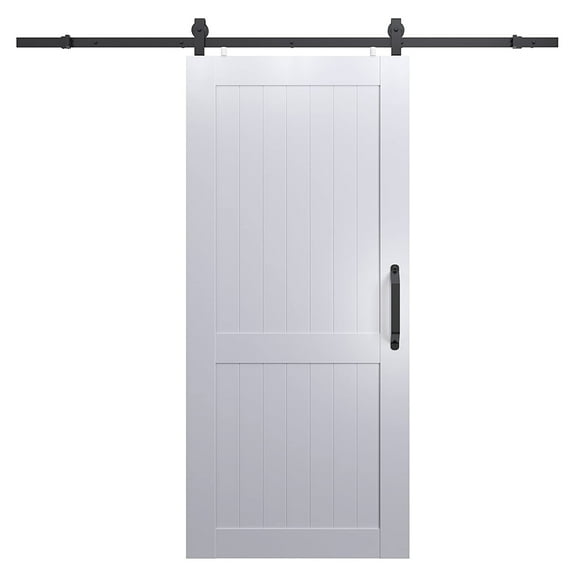 LTL Home Products MLB3684HKD Millbrooke Ready to Assemble Barn Door, White