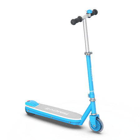 LTMATE X3 Pro Electric Scooter for Kids with Flashing Front Wheel, 100W Brushless Motor, UL Listed, Blue