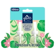 Glade  PlugIns , Lush Greens & Water Lotus Scented Oil, 1.34 oz, 2 Count