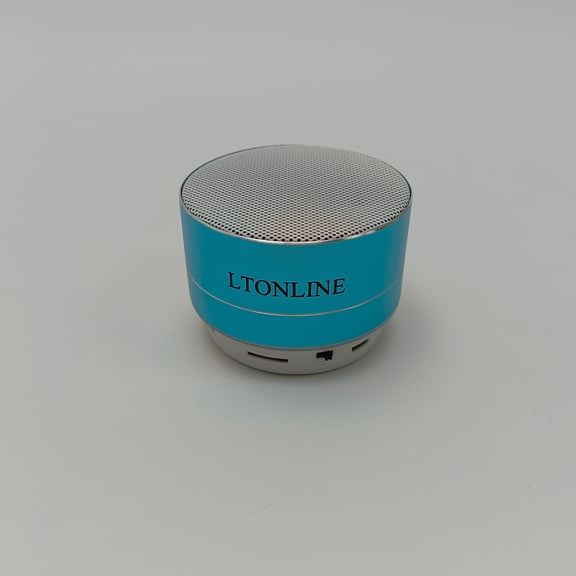 LTONLINE Loud speakers Portable Cylindrical Mini Speaker for Outdoor & Home Use (Blue)