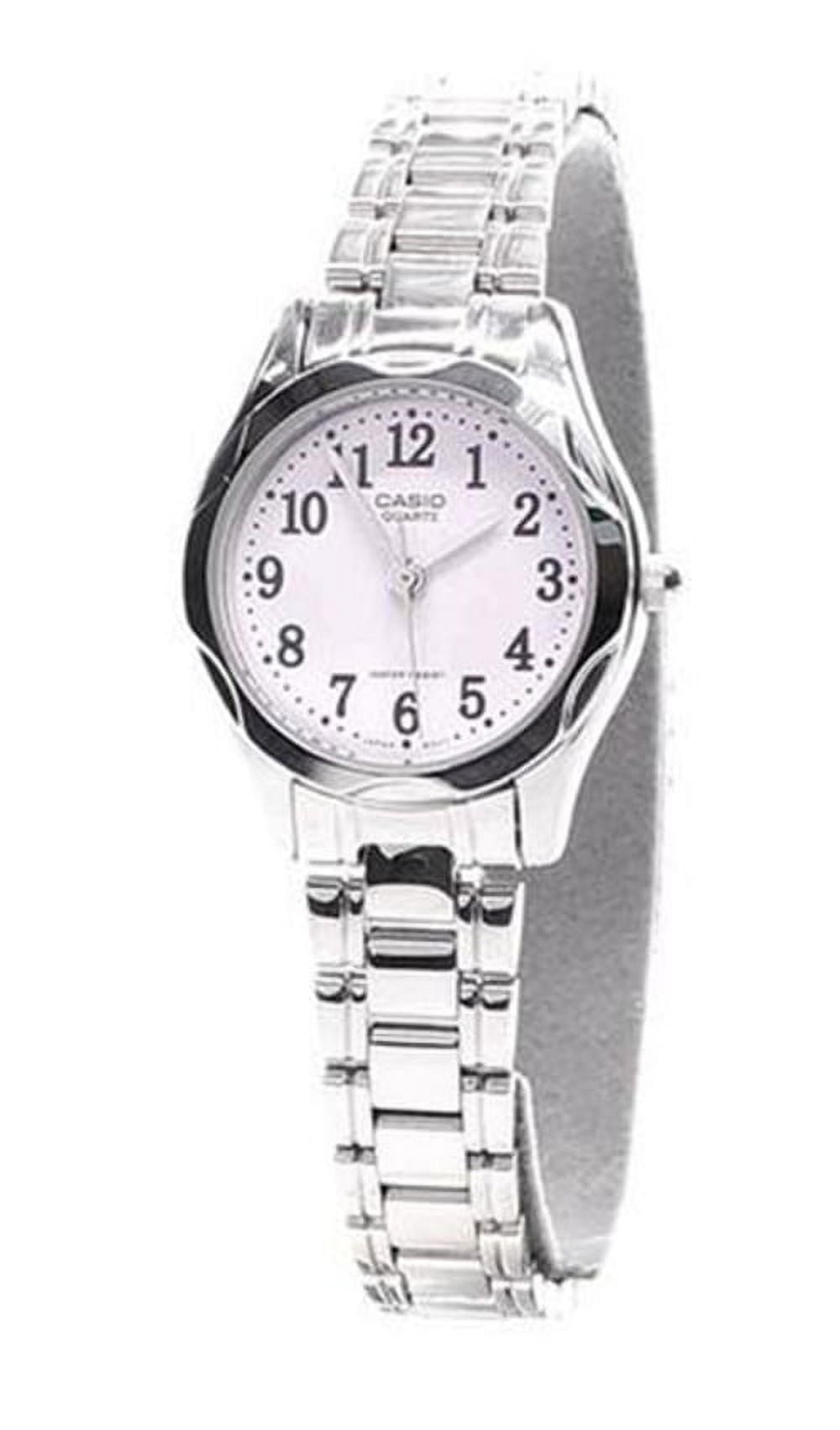 CASIO LTP-1275D-7B Women's Silver Casual Analog Watch w/ White Numbered Dial