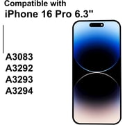 LTPO Soft OLED for iPhone 16 pro Screen Replacement, Full View Anti-Glare, 120Hz OLED Display,6.3 inch