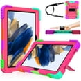 thumbnail image 1 of LTROP Case for iPad Air 5th/4th Generation 10.9 Inch(2022/2020),iPad Air 5/4 Case, iPad Pro 11 Case 2021/2020/2018,Pencil Holder/Swivel Stand/Shoulder Hand Strap Case for iPad 10.9 & Pro 11, Pink, 1 of 7